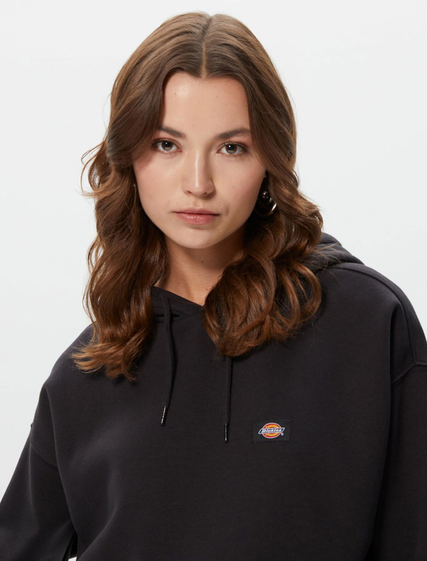 Dickies Oakport Cropped Kadın Siyah Hoodie Dickies Oakport Cropped Kadın Siyah Hoodie
