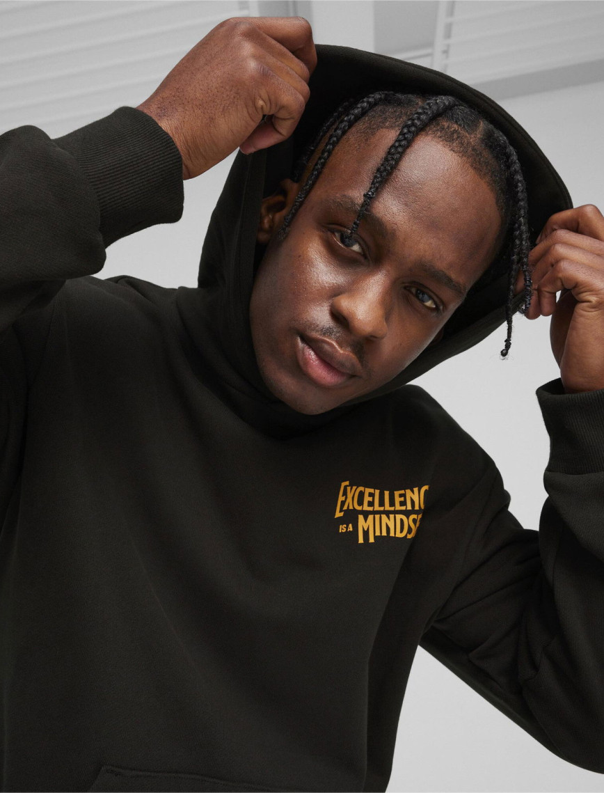 Puma Caution Erkek Siyah Hoodie Puma Caution Erkek Siyah Hoodie