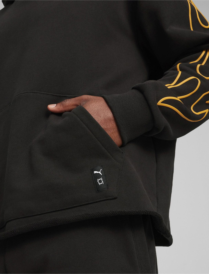 Puma Caution Erkek Siyah Hoodie Puma Caution Erkek Siyah Hoodie