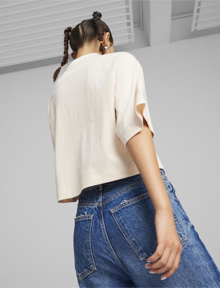 Puma Classics+ Oversized Kadın Pembe T-Shirt Puma Classics+ Oversized Kadın Pembe T-Shirt