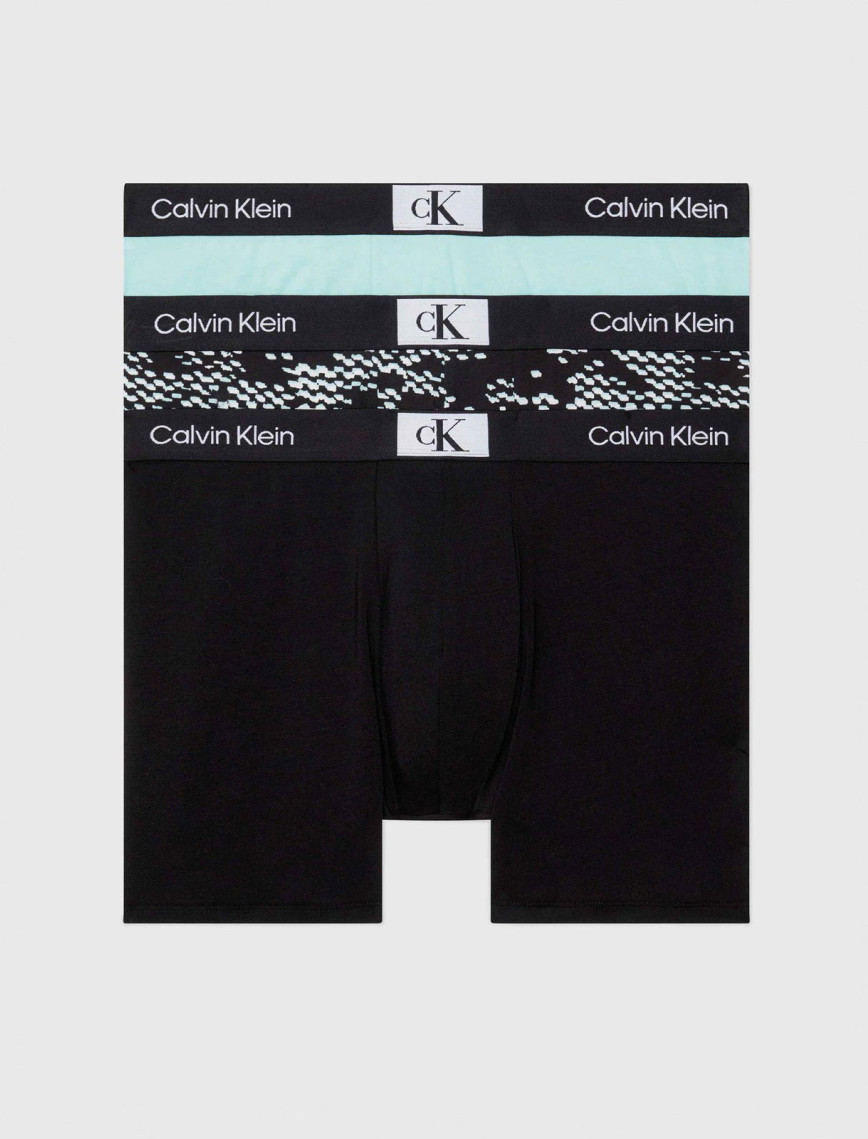 Calvin Klein 96 Cotton 3'lü Erkek Mavi Boxer Calvin Klein 96 Cotton 3'lü Erkek Mavi Boxer