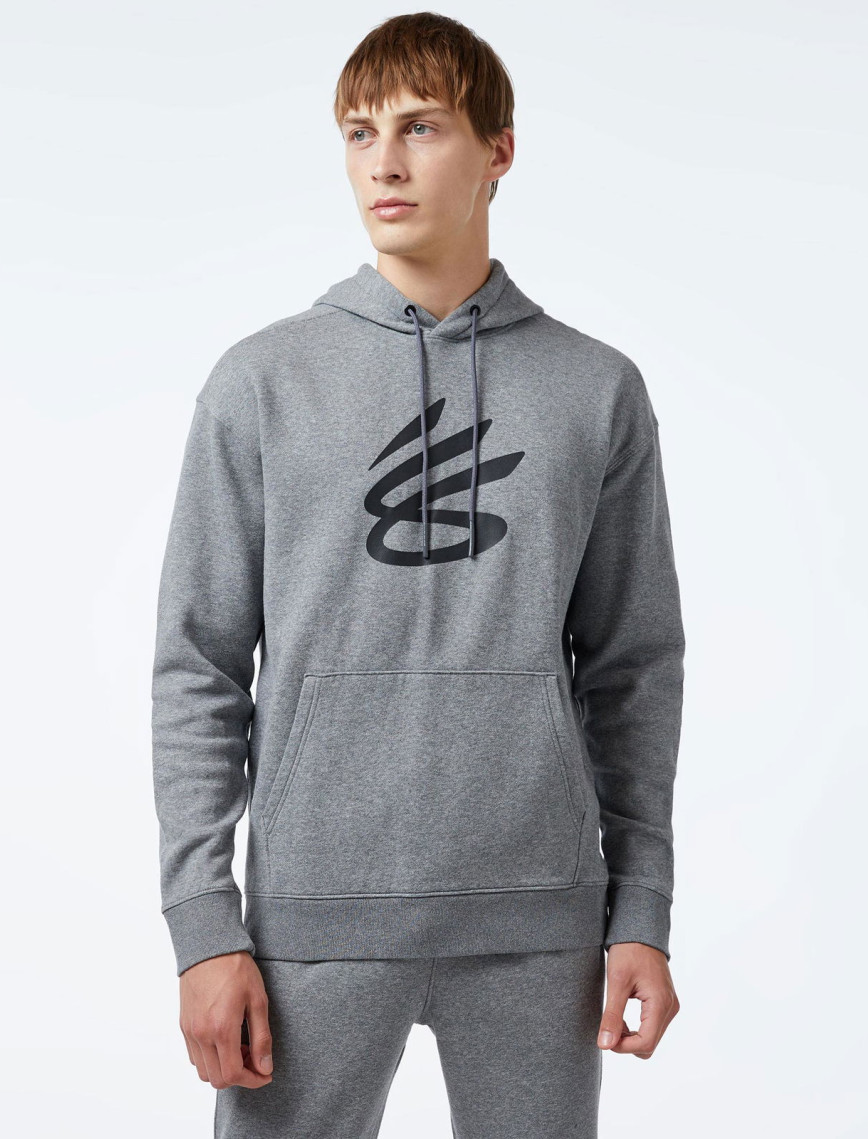 Under Armour Curry Splash Erkek Gri Hoodie