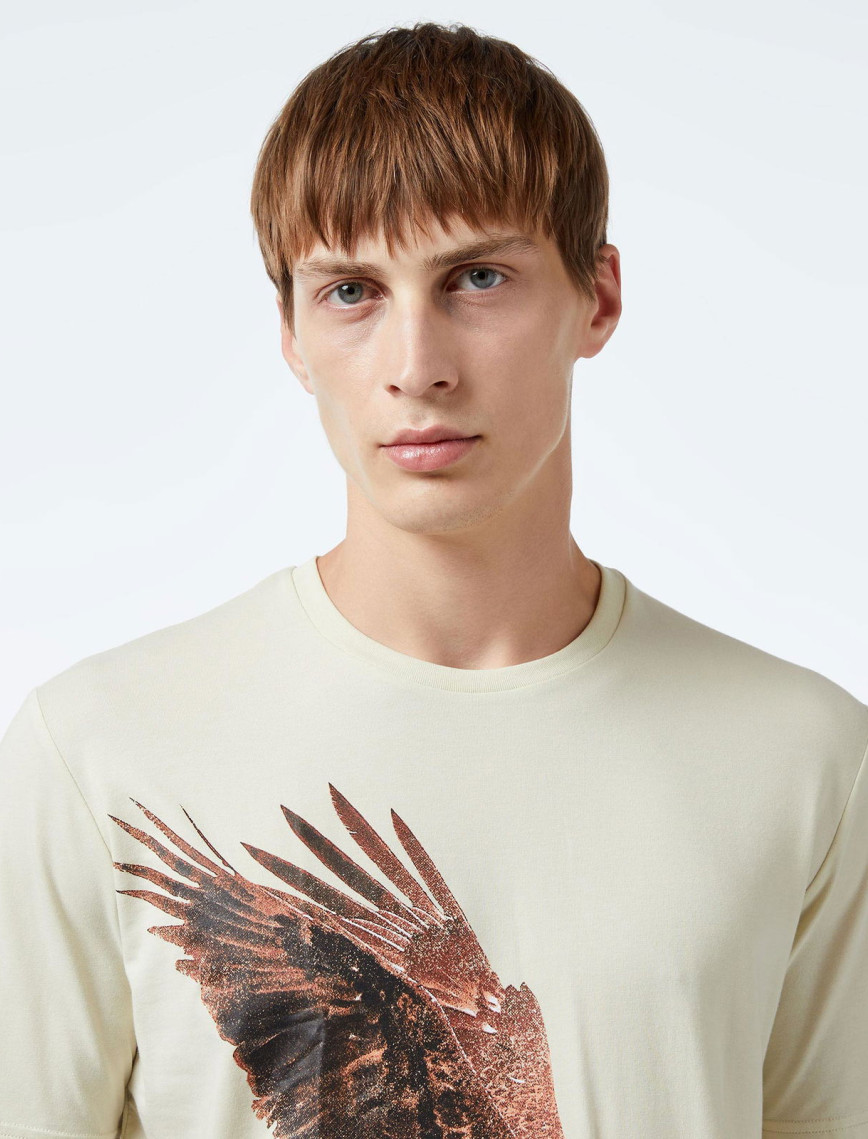 Under Armour Pjt Rck Eagle Graphic Ss Erkek Bej T-Shirt Under Armour Pjt Rck Eagle Graphic Ss Erkek Bej T-Shirt