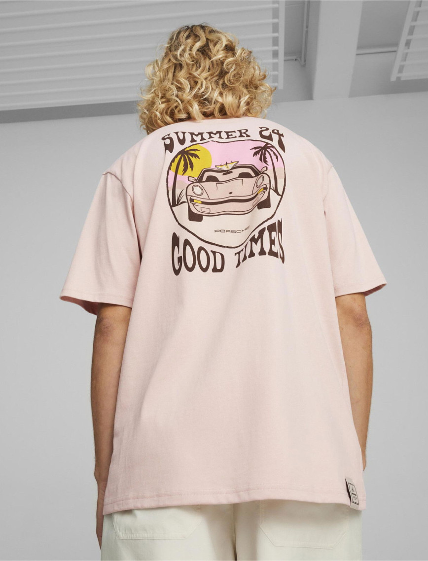 Puma Pl Summer Crew Erkek Pembe T-Shirt Puma Pl Summer Crew Erkek Pembe T-Shirt