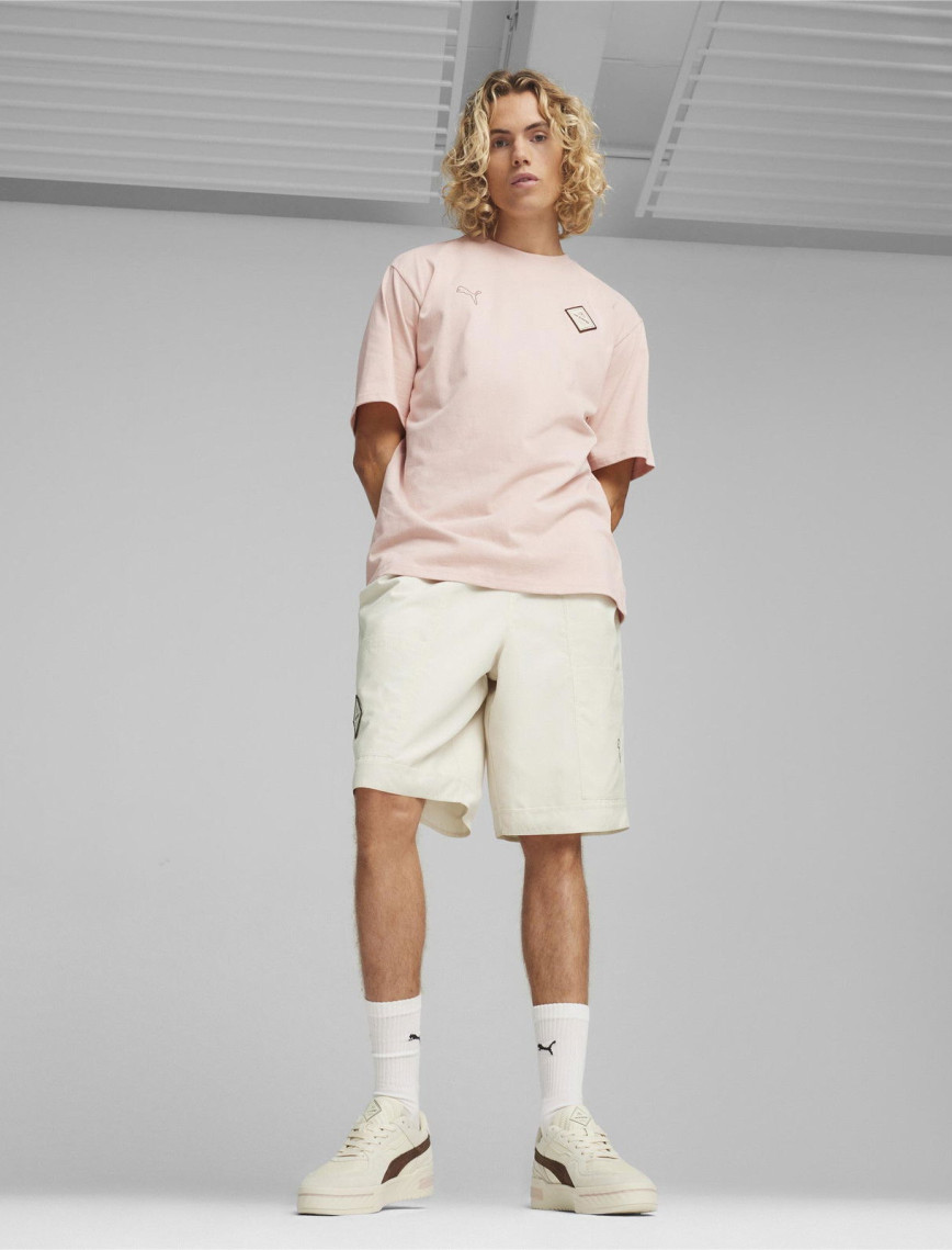 Puma Pl Summer Crew Erkek Pembe T-Shirt Puma Pl Summer Crew Erkek Pembe T-Shirt