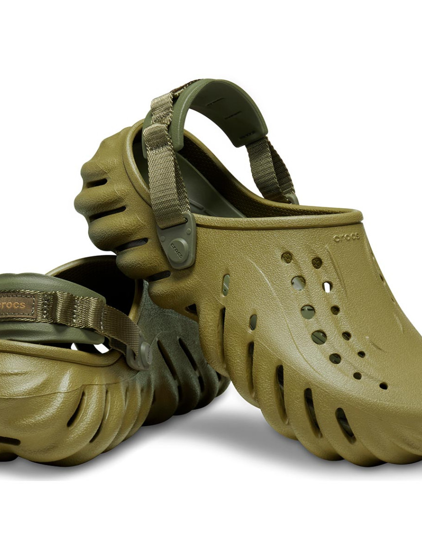 Crocs Echo Erkek Haki Terlik Crocs Echo Erkek Haki Terlik