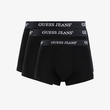 Guess Trunk Organic Light Stretch Jersey Erkek Siyah 3'Lü Boxer Guess Trunk Organic Light Stretch Jersey Erkek Siyah 3'Lü Boxer