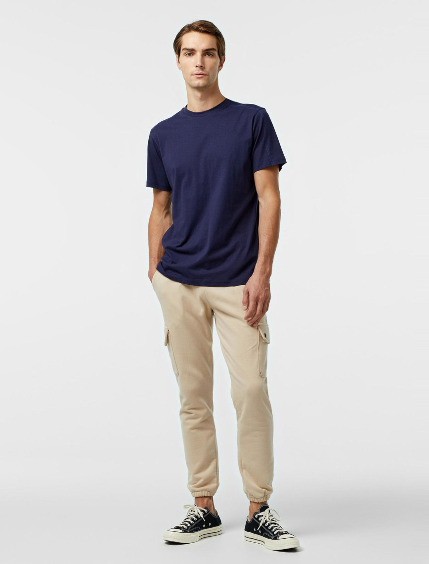 Tacticalwolves C-128 Erkek Mavi T-Shirt