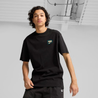 Puma Downtown Relaxed Graphic Unisex Siyah T-Shirt Puma Downtown Relaxed Graphic Unisex Siyah T-Shirt