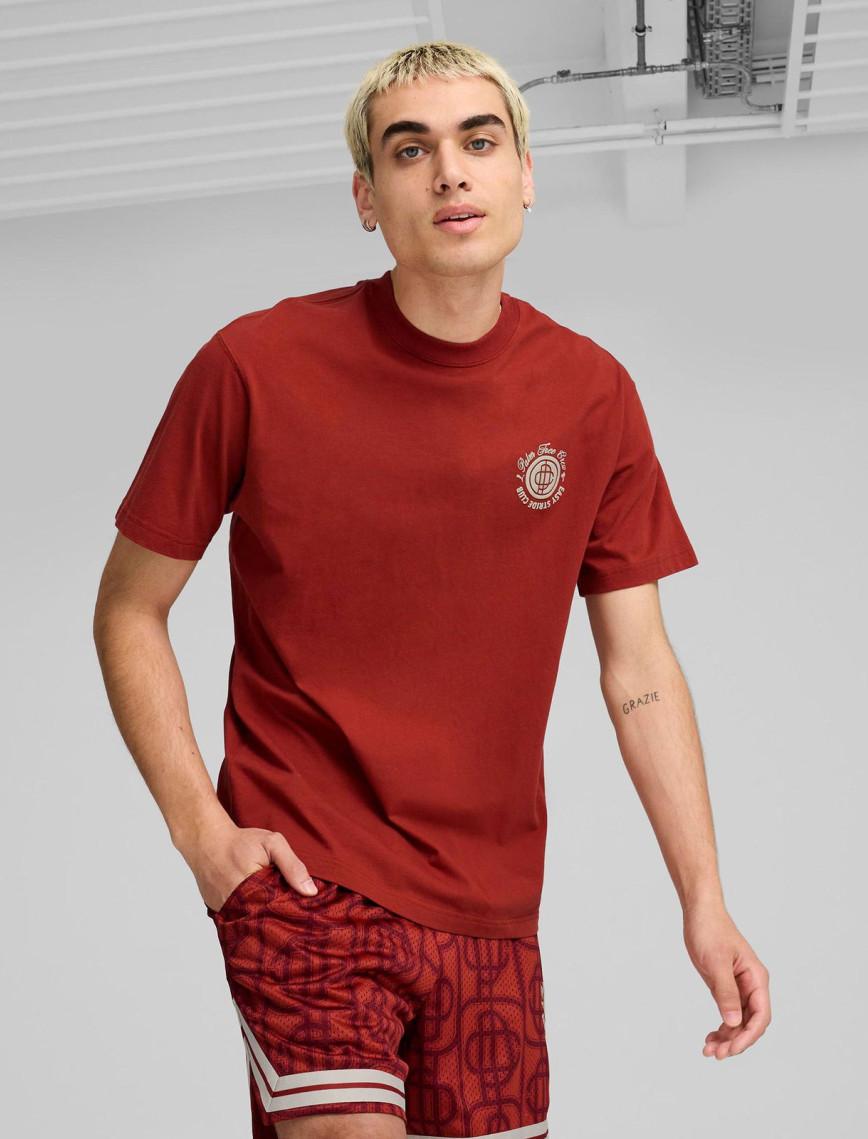 Puma X Ptc Graphic Unisex Kırmızı T-Shirt Puma X Ptc Graphic Unisex Kırmızı T-Shirt