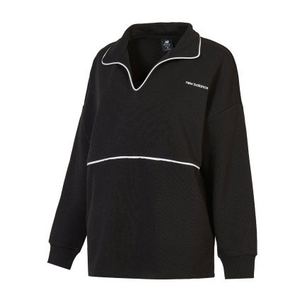 New Balance Lifestyle Kadın Siyah Sweatshirt New Balance Lifestyle Kadın Siyah Sweatshirt