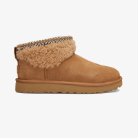 UGG Classic Ultra Mini Maxi Curly Kadın Taba Bot UGG Classic Ultra Mini Maxi Curly Kadın Taba Bot