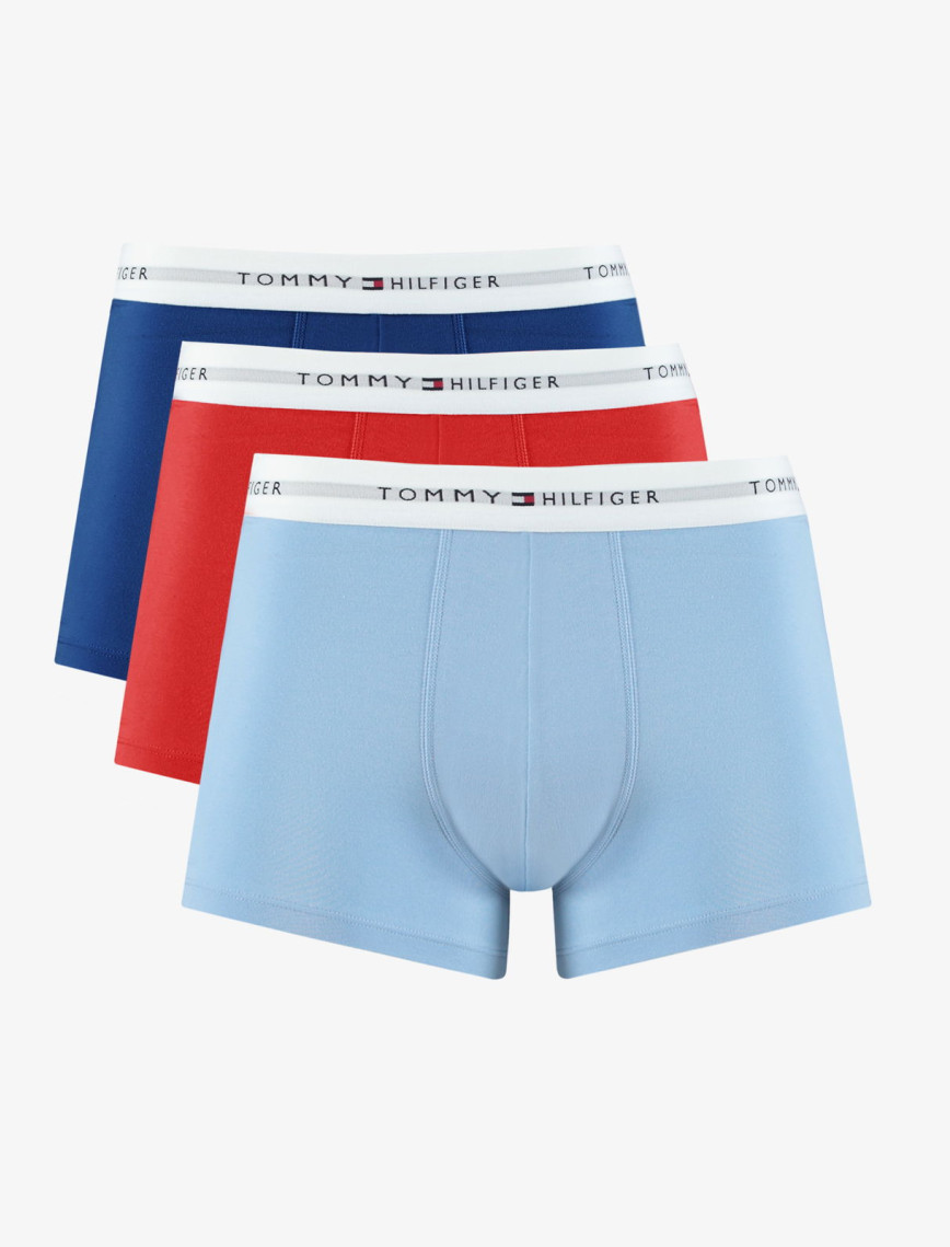 Tommy Hilfiger Trunk 3Pk Erkek Gri Boxer Tommy Hilfiger Trunk 3Pk Erkek Gri Boxer
