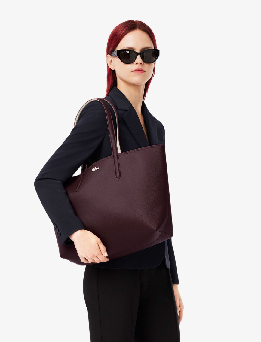 Lacoste Anna Kadın Çift Taraflı Bordo Omuz Çantası Lacoste Anna Kadın Çift Taraflı Bordo Omuz Çantası