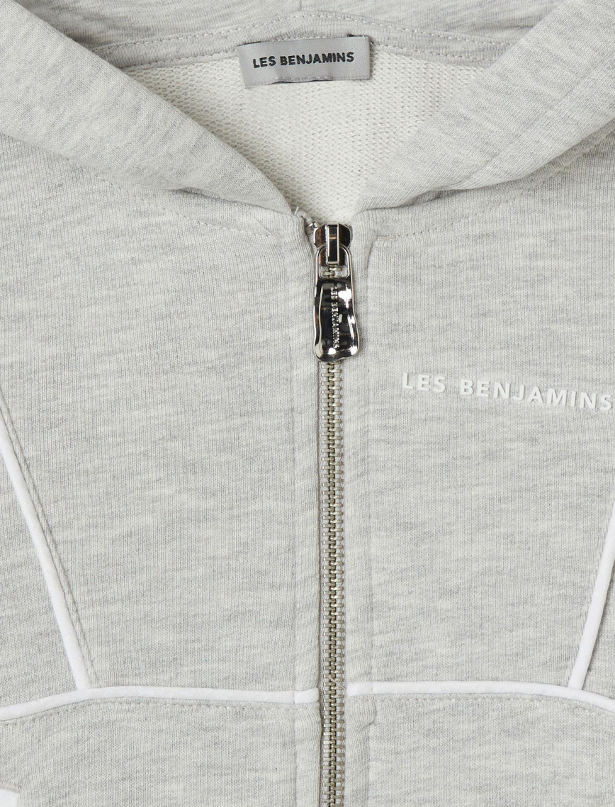 Les Benjamins Zip 403 Çocuk Gri Hoodie Les Benjamins Zip 403 Çocuk Gri Hoodie