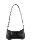Deran Siyah Kadın Deri Kroko Baskılı Omuz Çantası Deran Siyah Kadın Deri Kroko Baskılı Omuz Çantası