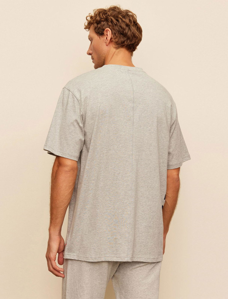 The Stay Line Soley Unisex Gri T-Shirt The Stay Line Soley Unisex Gri T-Shirt