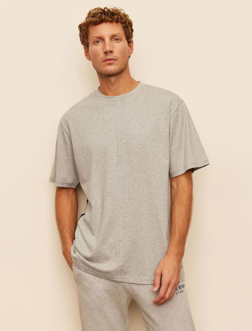 The Stay Line Soley Unisex Gri T-Shirt The Stay Line Soley Unisex Gri T-Shirt