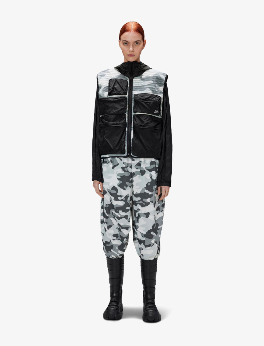 Rains Dili Mesh Vest Unisex Gri Yelek Rains Dili Mesh Vest Unisex Gri Yelek