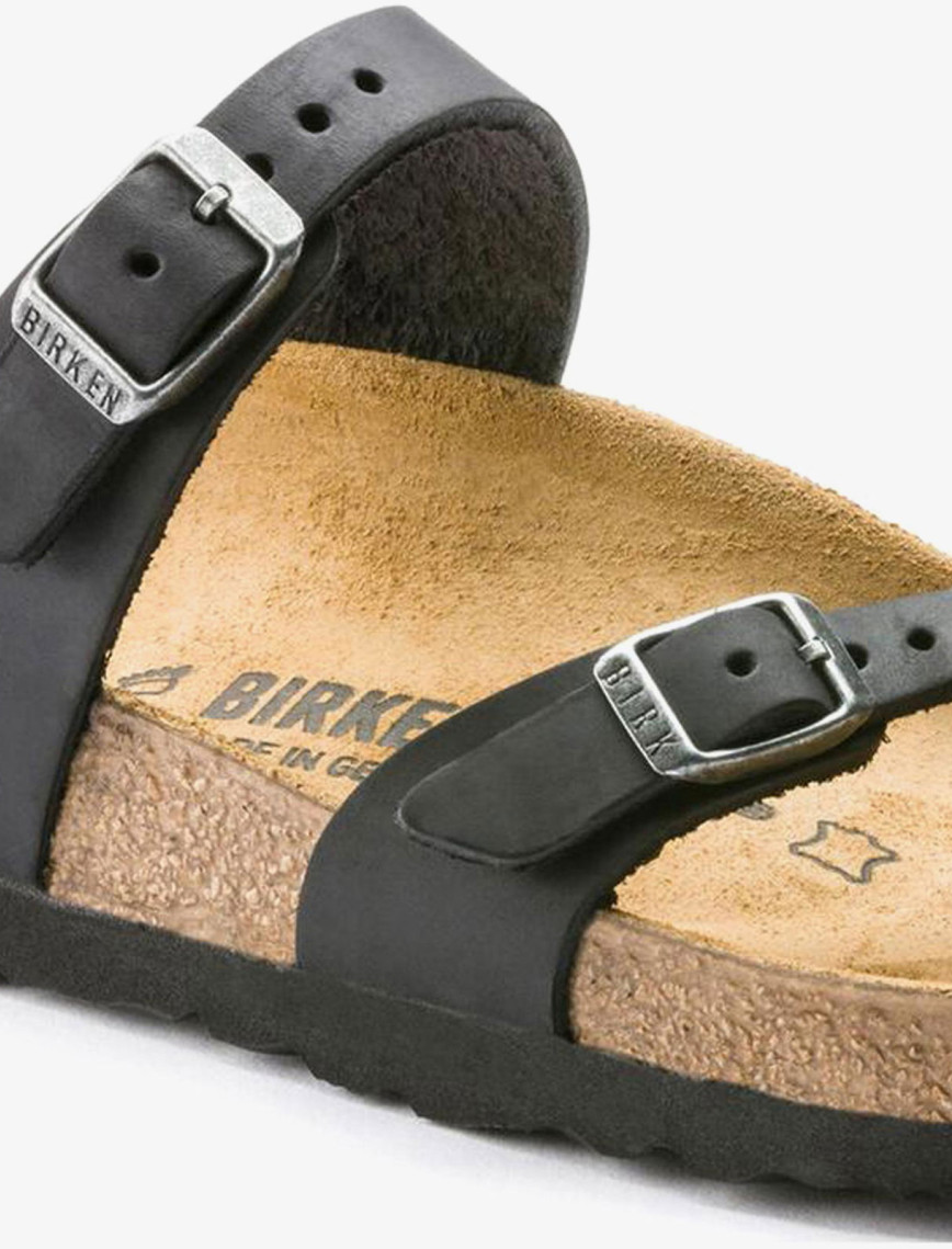 Birkenstock Mayari Leoi Kadın Siyah Parmak Arası Terlik Birkenstock Mayari Leoi Kadın Siyah Parmak Arası Terlik