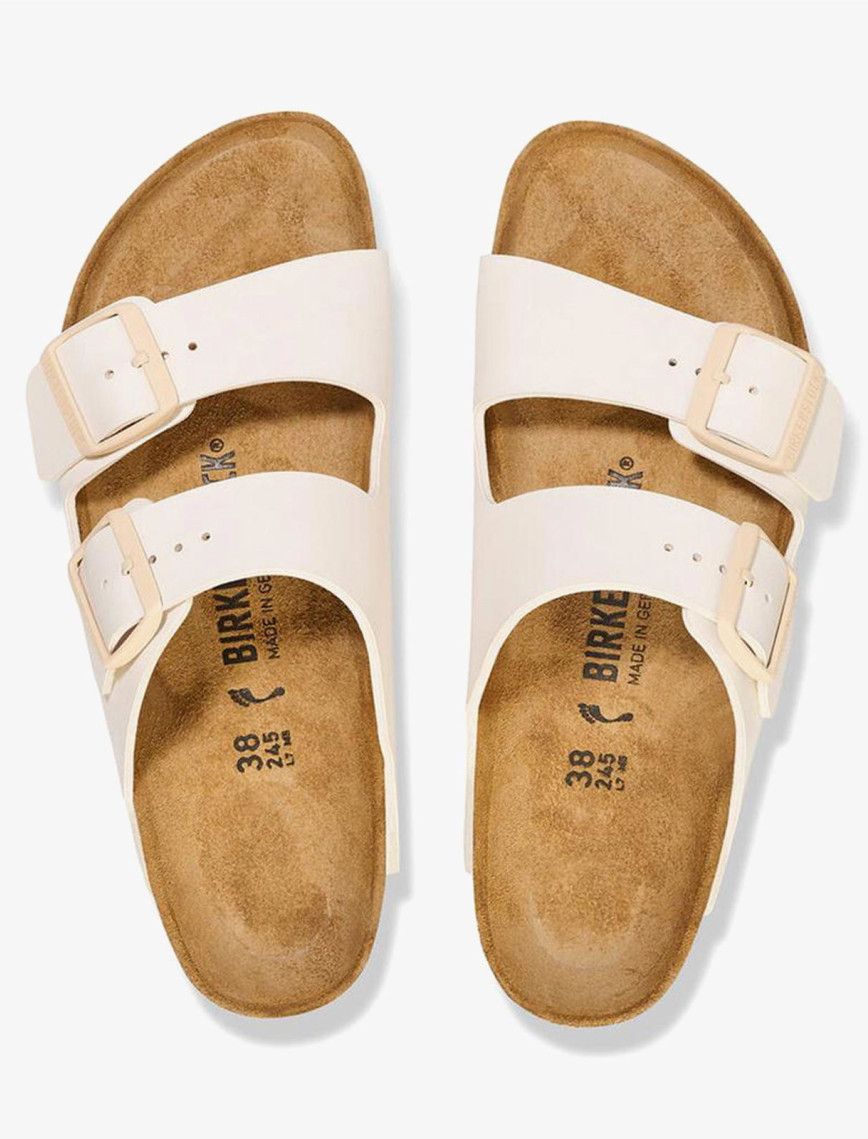 Birkenstock Arizona Bf Saffiano Krem Erkek Terlik