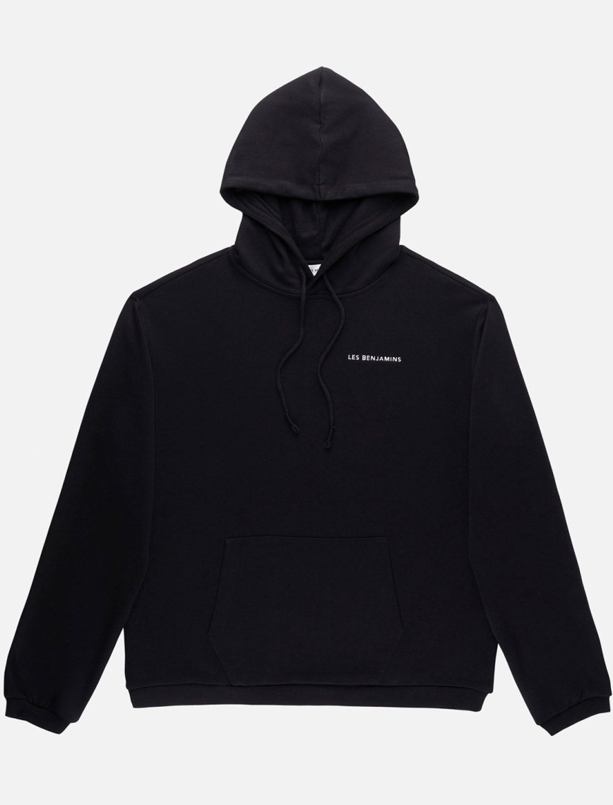 Les Benjamins Core Erkek Siyah Hoodie Les Benjamins Core Erkek Siyah Hoodie