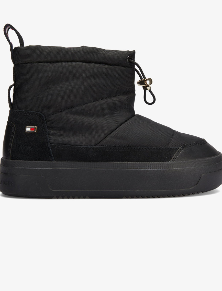 Tommy Hilfiger Flag Kadın Siyah Bot Tommy Hilfiger Flag Kadın Siyah Bot