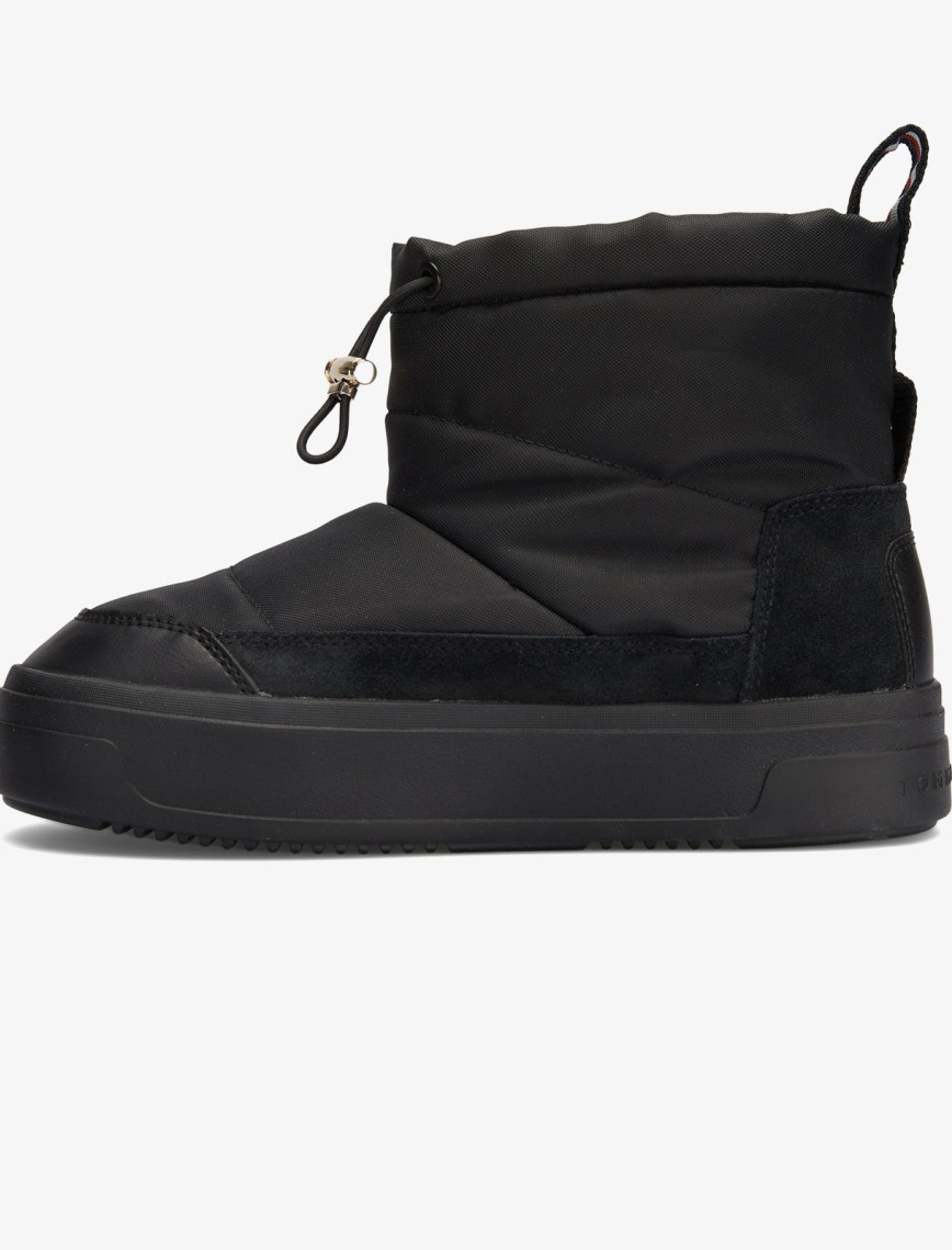 Tommy Hilfiger Flag Kadın Siyah Bot Tommy Hilfiger Flag Kadın Siyah Bot