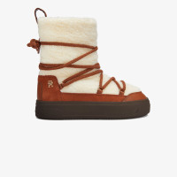 Tommy Hilfiger Lace-Up Faux Shearling Kadın Kahverengi Kar Botu Tommy Hilfiger Lace-Up Faux Shearling Kadın Kahverengi Kar Botu