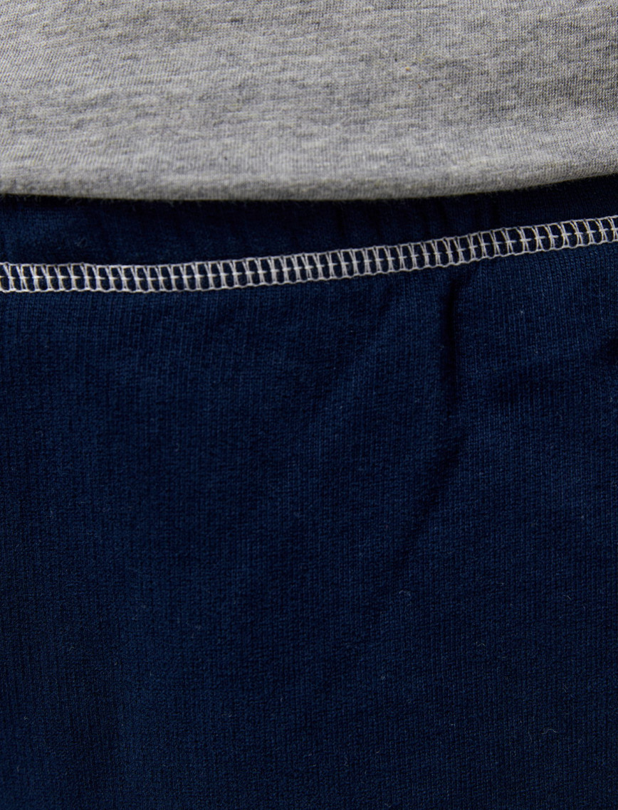 Tommy Jeans Topstitch Badge Kadın Mavi Eşofman Alti Tommy Jeans Topstitch Badge Kadın Mavi Eşofman Alti