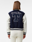 Tommy Jeans Letterman Kadın Mavi Ceket