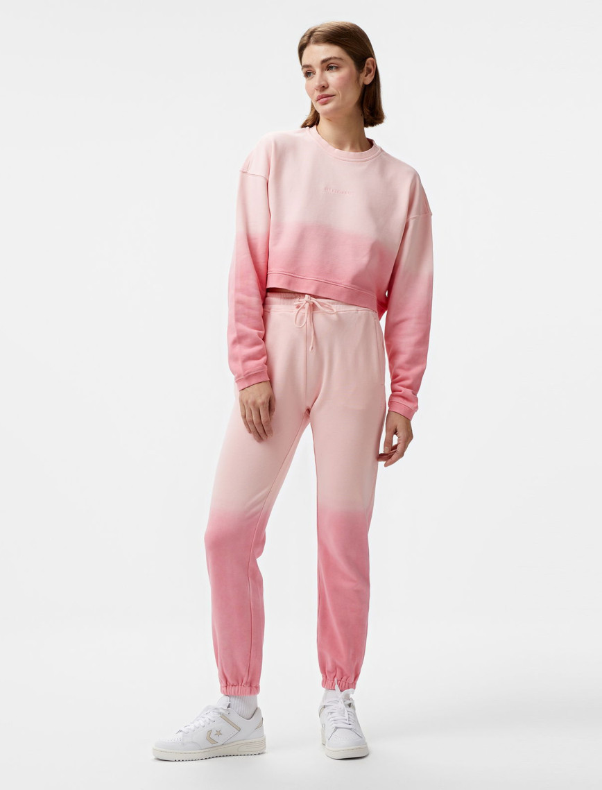 Les Benjamins 304 Kadın Pembe Sweatshirt