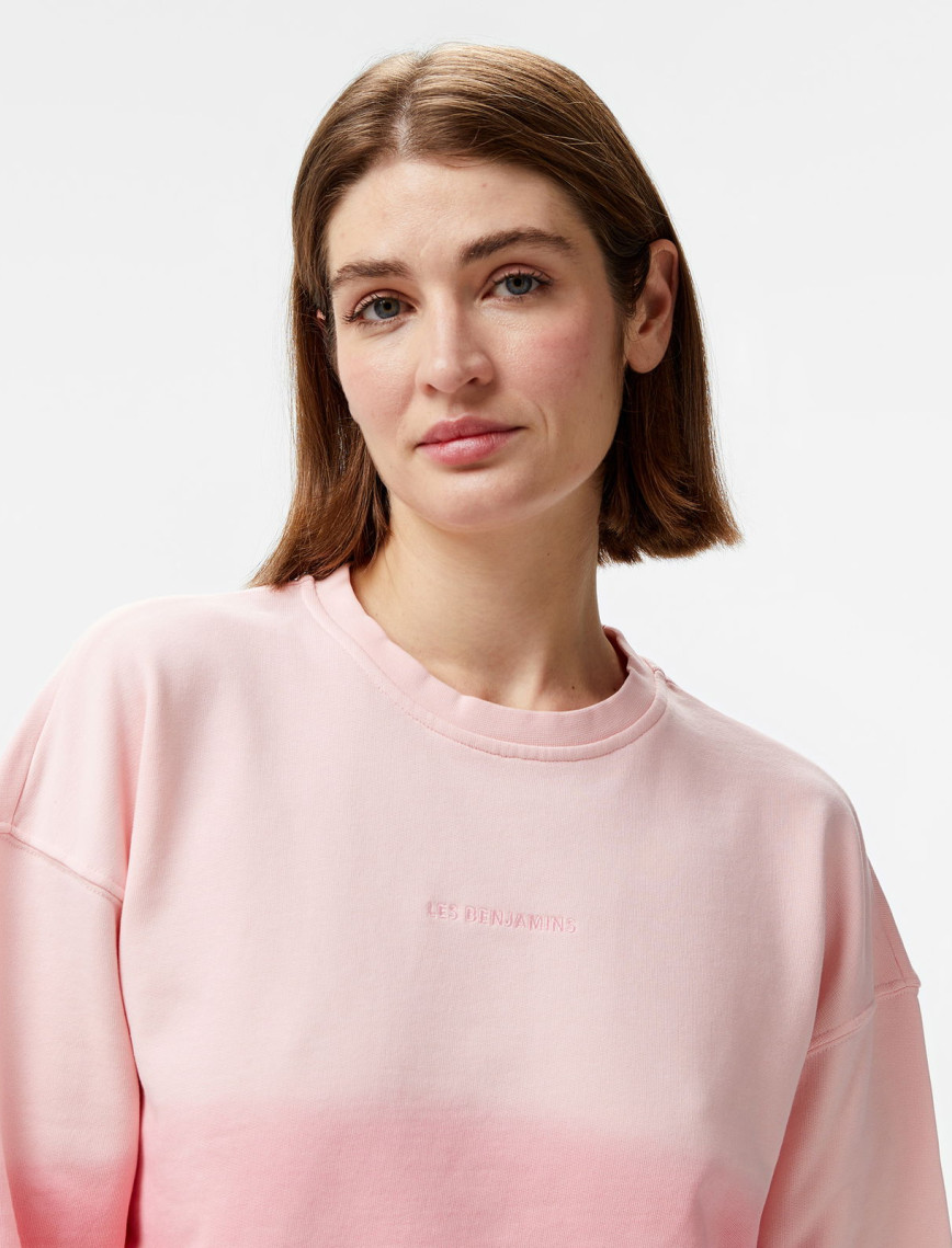 Les Benjamins 304 Kadın Pembe Sweatshirt