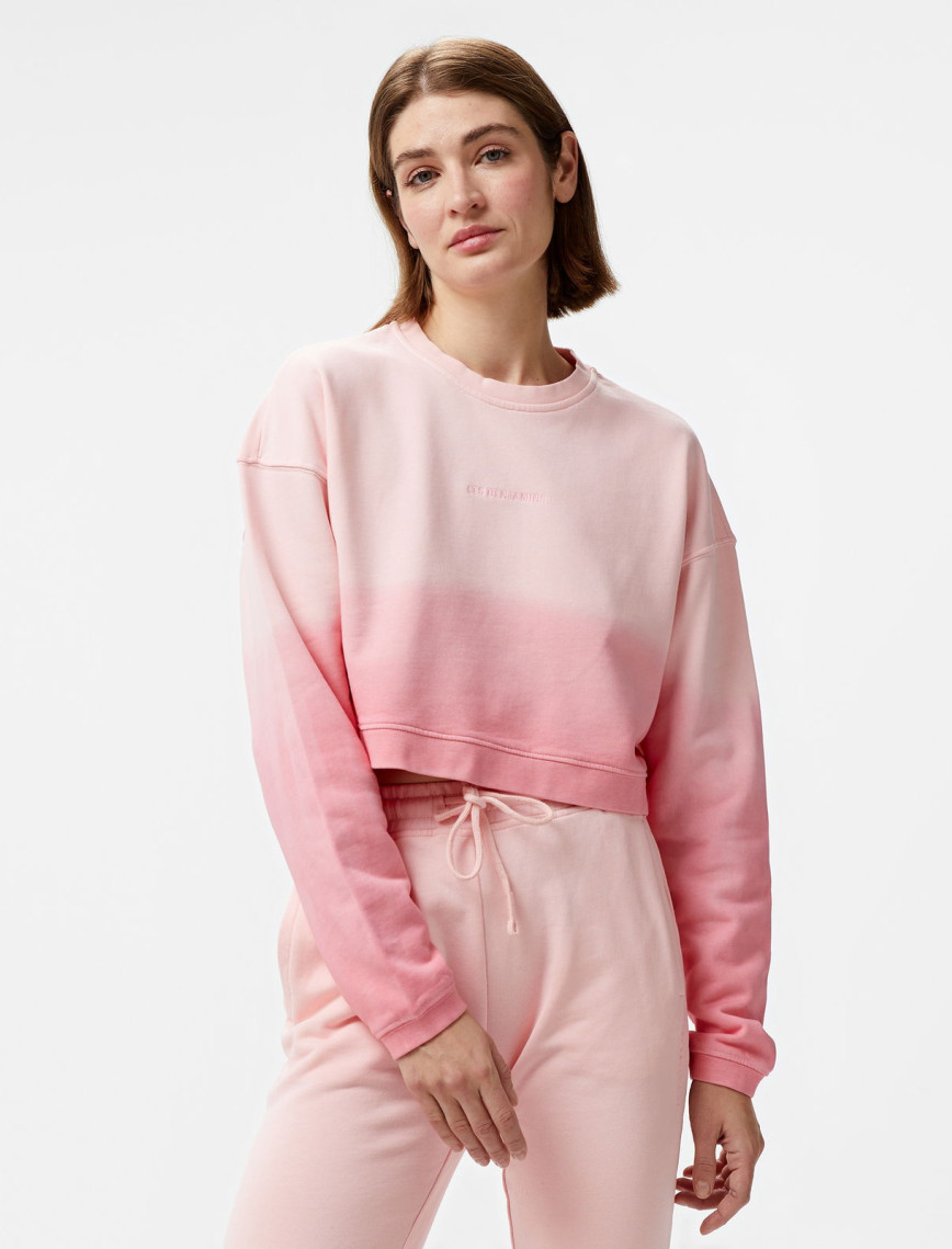 Les Benjamins 304 Kadın Pembe Sweatshirt