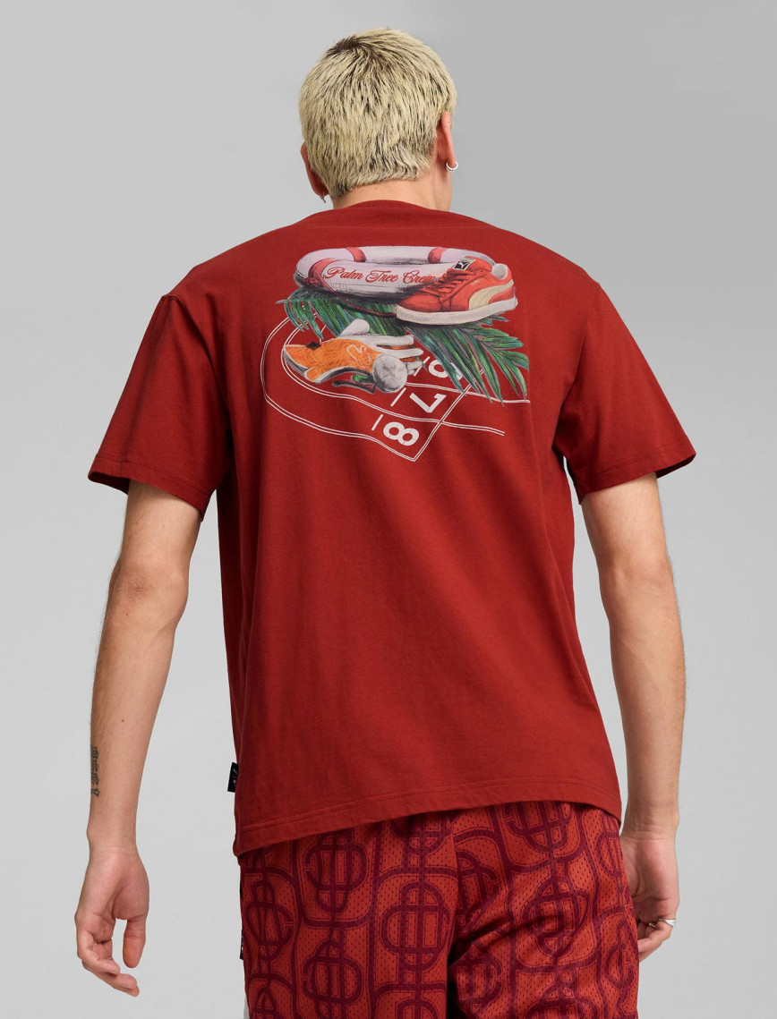Puma X Ptc Graphic Unisex Kırmızı T-Shirt Puma X Ptc Graphic Unisex Kırmızı T-Shirt