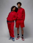 Jordan Brooklyn Fleece Erkek Kırmızı Kapüşonlu Sweatshirt