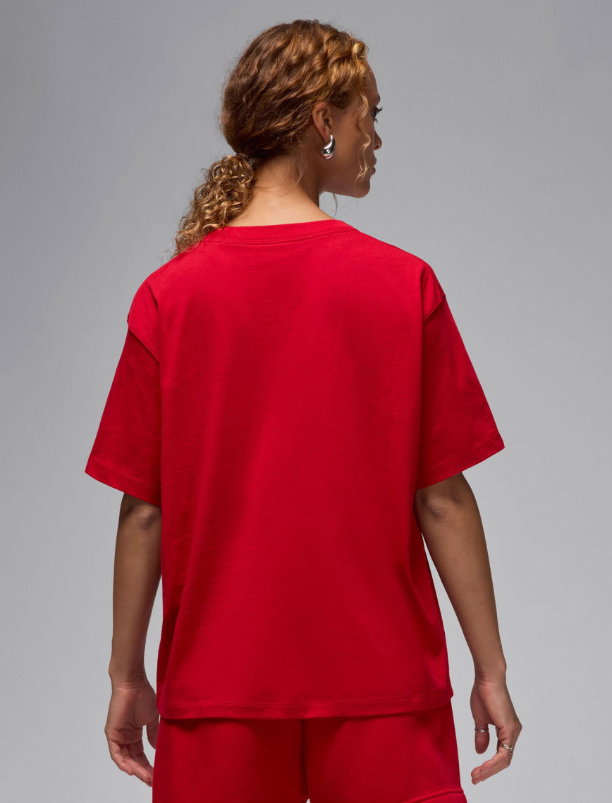 Jordan Essentials Kadın Kırmızı T-Shirt Jordan Essentials Kadın Kırmızı T-Shirt
