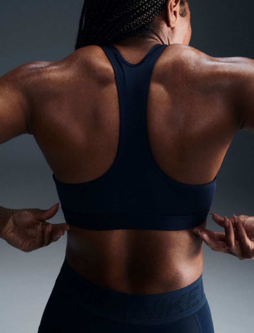 Nike Swoosh Medium Support Kadın Lacivert Bra Nike Swoosh Medium Support Kadın Lacivert Bra