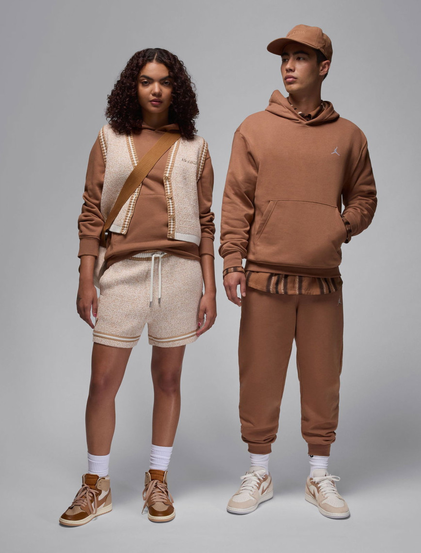 Jordan Brooklyn Fleece Erkek Kahverengi Kapüşonlu Sweatshirt