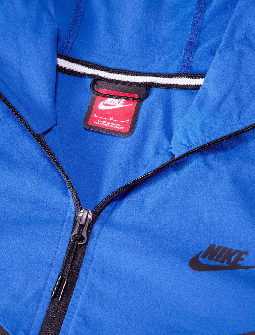 Nike Tech Dokuma Erkek Mavi Ceket Nike Tech Dokuma Erkek Mavi Ceket