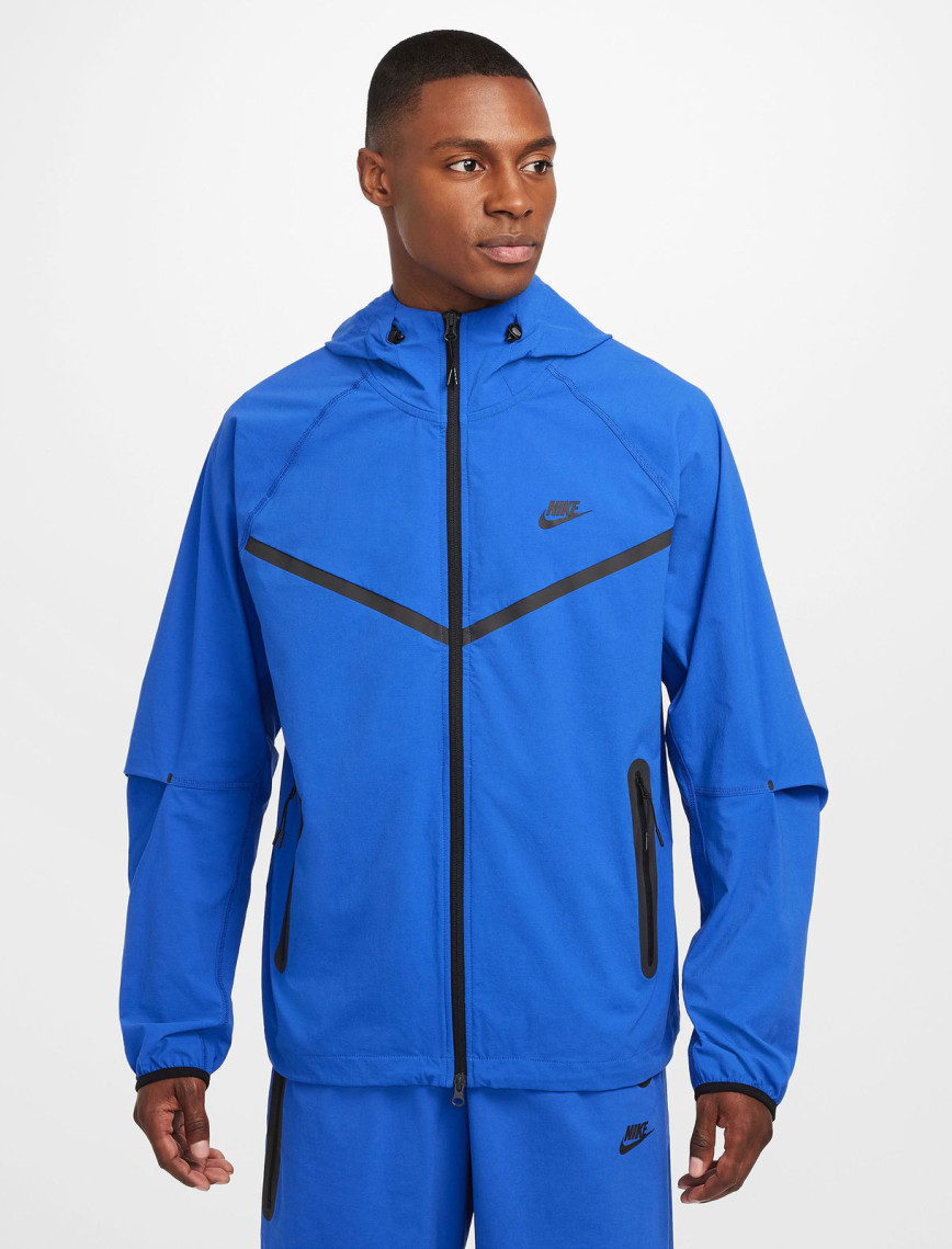 Nike Tech Dokuma Erkek Mavi Ceket Nike Tech Dokuma Erkek Mavi Ceket