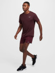 Nike Dri-Fit Miler Erkek Bordo T-Shirt Nike Dri-Fit Miler Erkek Bordo T-Shirt