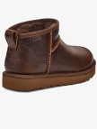 UGG Classic Ultra Mini Lthr Regen Kadın Kahverengi Bot UGG Classic Ultra Mini Lthr Regen Kadın Kahverengi Bot