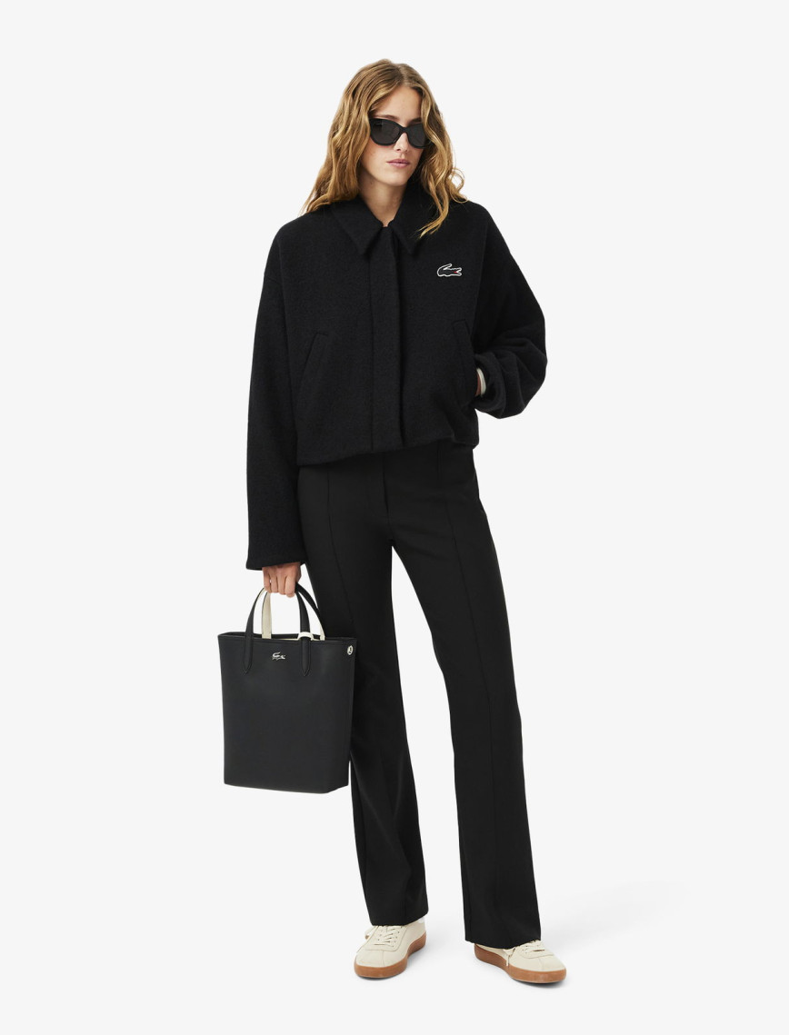 Lacoste Anna Kadın Çift Taraflı Siyah Omuz Çantası Lacoste Anna Kadın Çift Taraflı Siyah Omuz Çantası