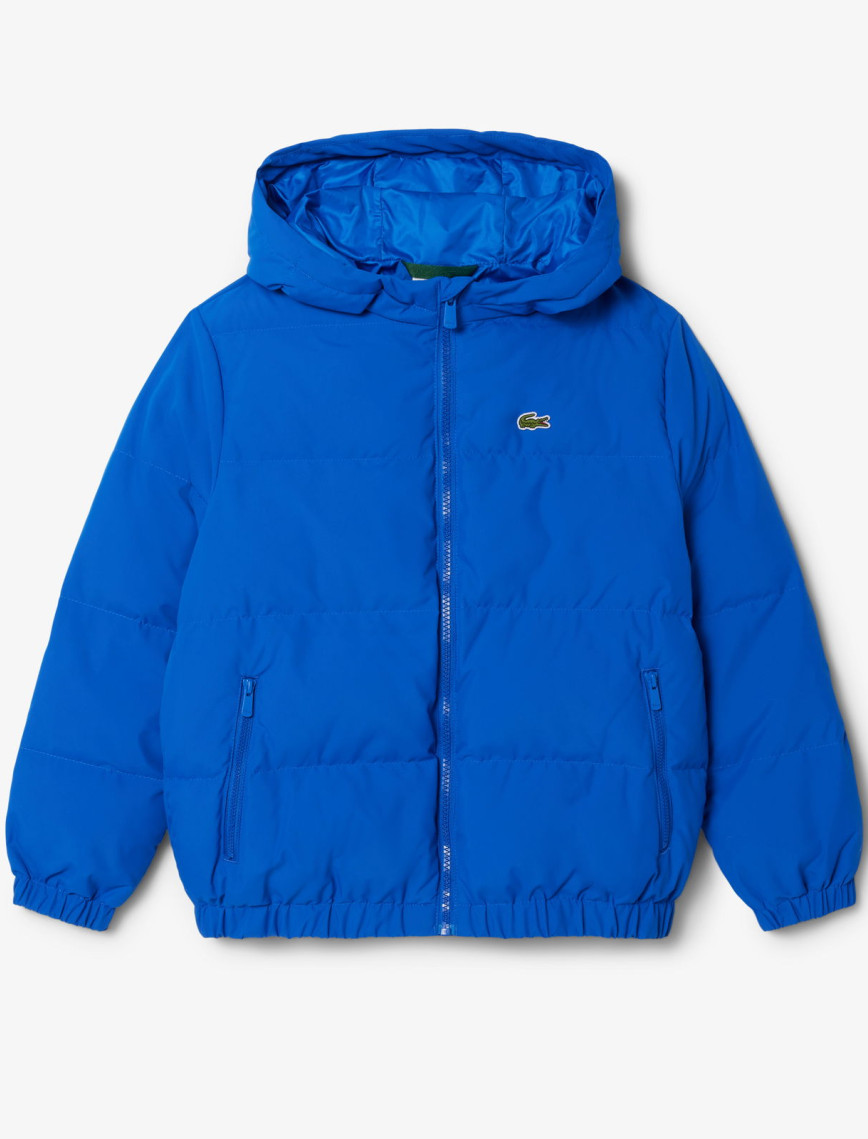 Lacoste Çocuk Kapüşonlu Mavi Şişme Mont Lacoste Çocuk Kapüşonlu Mavi Şişme Mont