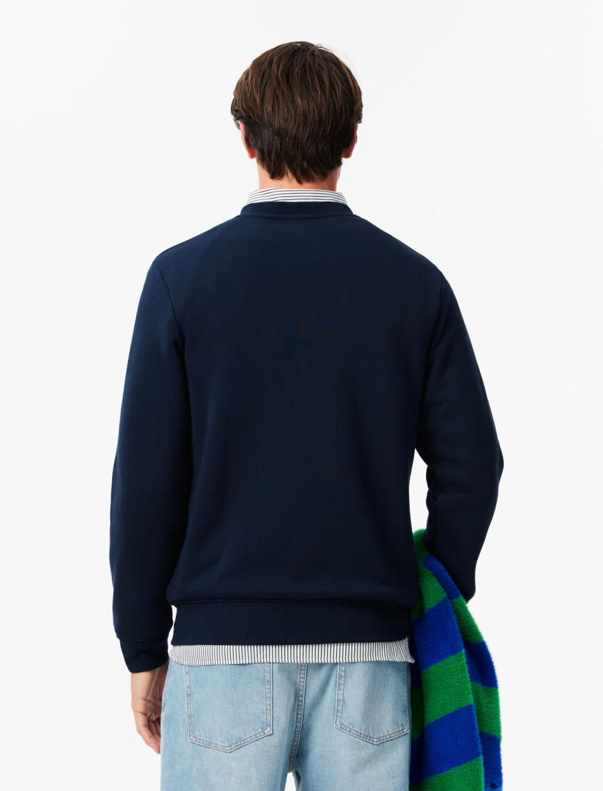 Lacoste Erkek Classic Fit Bisiklet Yaka Lacivert Sweatshirt Lacoste Erkek Classic Fit Bisiklet Yaka Lacivert Sweatshirt