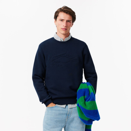 Lacoste Erkek Classic Fit Bisiklet Yaka Lacivert Sweatshirt Lacoste Erkek Classic Fit Bisiklet Yaka Lacivert Sweatshirt