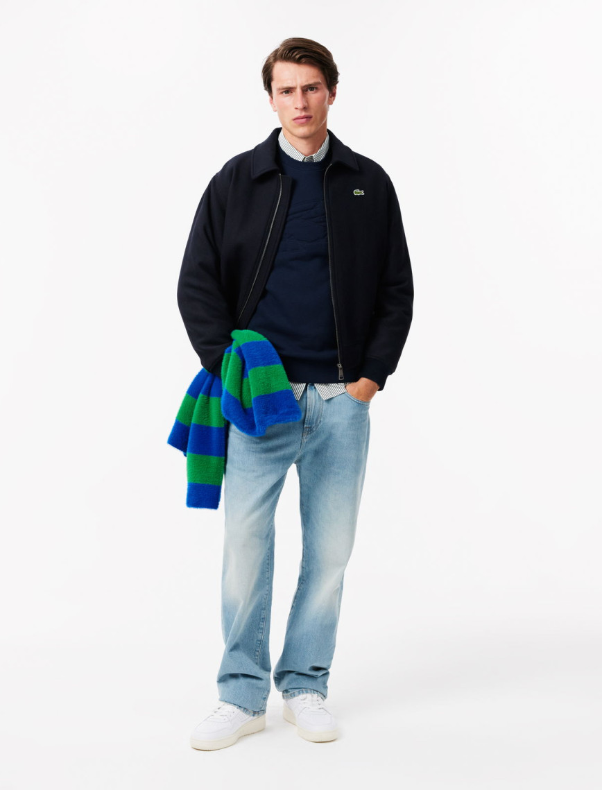 Lacoste Erkek Classic Fit Bisiklet Yaka Lacivert Sweatshirt Lacoste Erkek Classic Fit Bisiklet Yaka Lacivert Sweatshirt