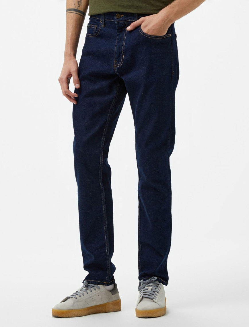 Guess G14 Slim Eco Varane Indigo Erkek Mavi Jean Guess G14 Slim Eco Varane Indigo Erkek Mavi Jean