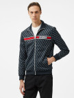 Guess Korbin Full Zip Trac Printed Double Knit Eco Erkek Siyah Sweatshirt Guess Korbin Full Zip Trac Printed Double Knit Eco Erkek Siyah Sweatshirt